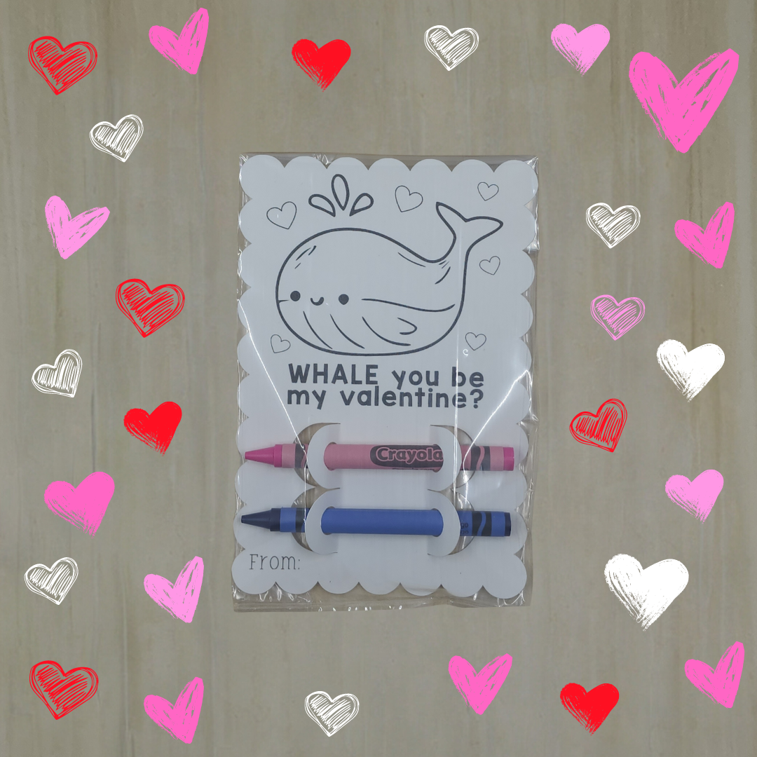 Valentine's Day Coloring Cards