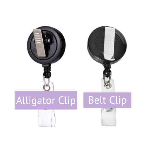 Thin Blue Line Retractable Badge Reel