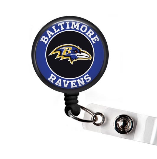 Baltimore Ravens Retractable Badge Reel