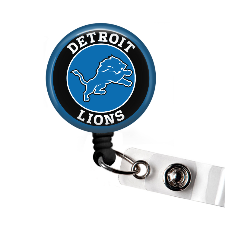 Detroit Lions Retractable Badge Reel