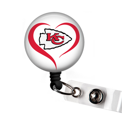 Kansas City Chiefs Retractable Badge Reel