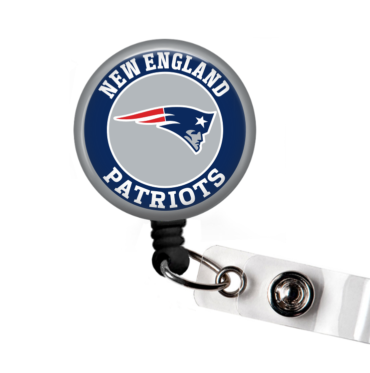 New England Patriots Retractable Badge Reel