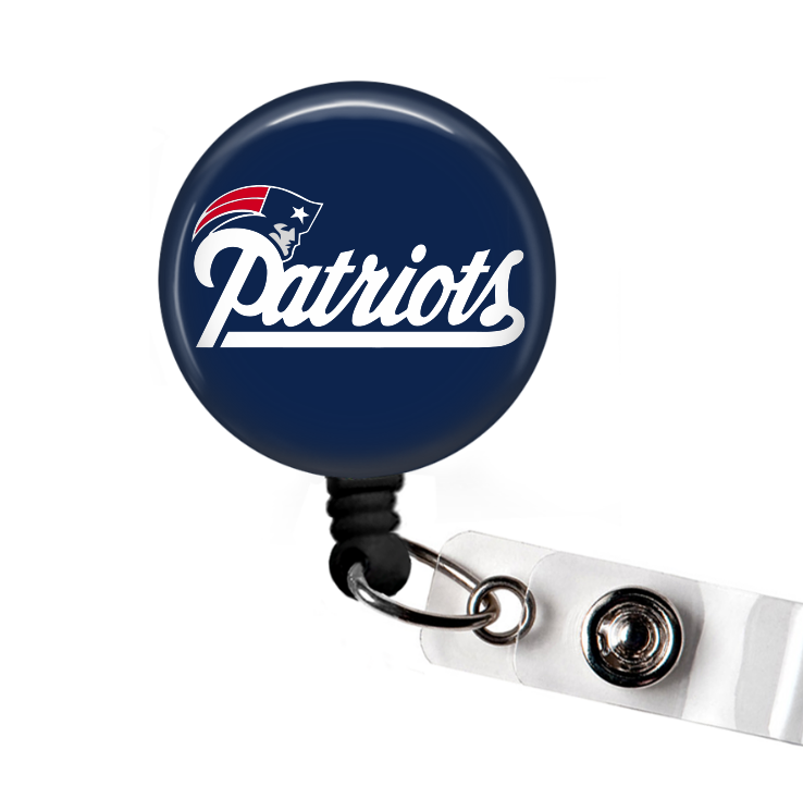 New England Patriots Retractable Badge Reel