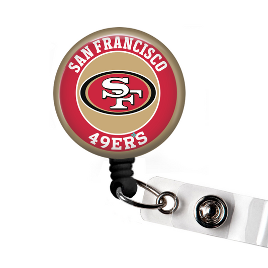 San Francisco 49ers Retractable Badge Reel